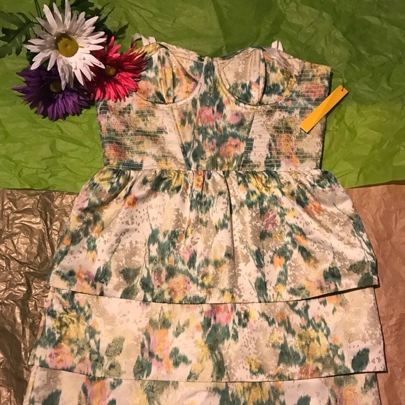 Alice + Olivia Dresses & Skirts - Alice & Olivia | Floral Bustier Dress NWT